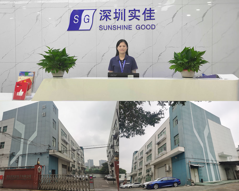新廠房大門口、前臺、電梯口上下貨區(qū)實拍圖